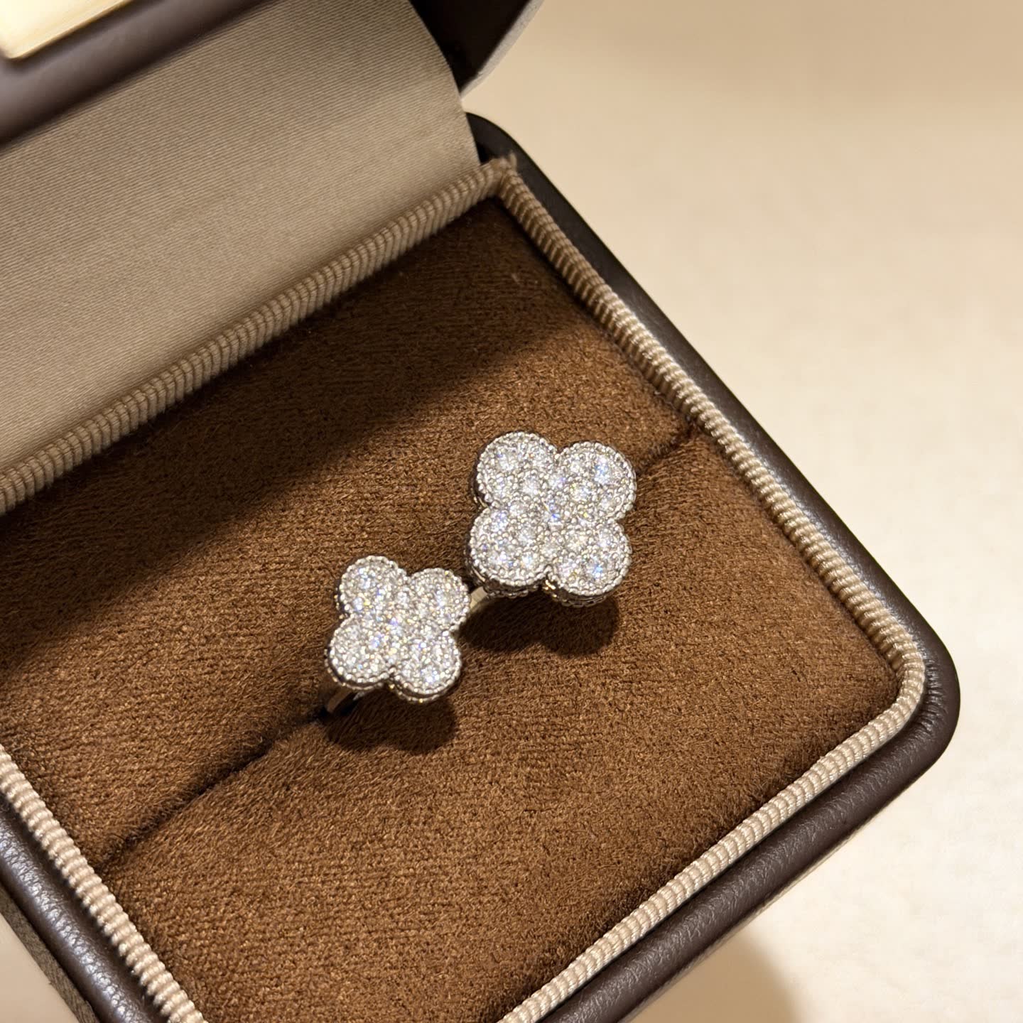 Van Cleef & Arpels Alhambra Diamond Ring